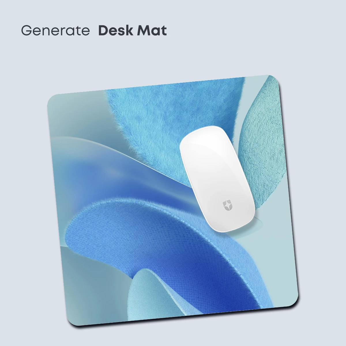 Ethereal Blue Petals: A Textured Symphony - Image 4