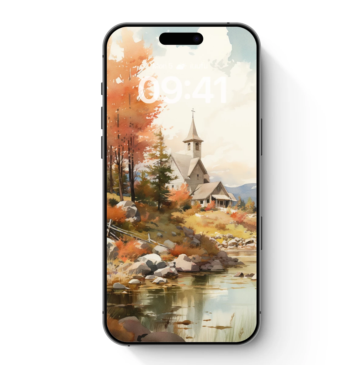 Autumnal Sanctuary by the Lake