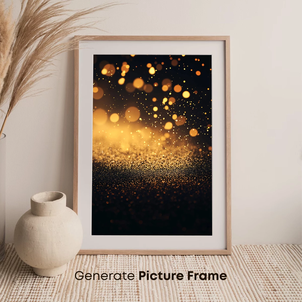Golden Bokeh Elegance: A Symphony of Light - Image 7