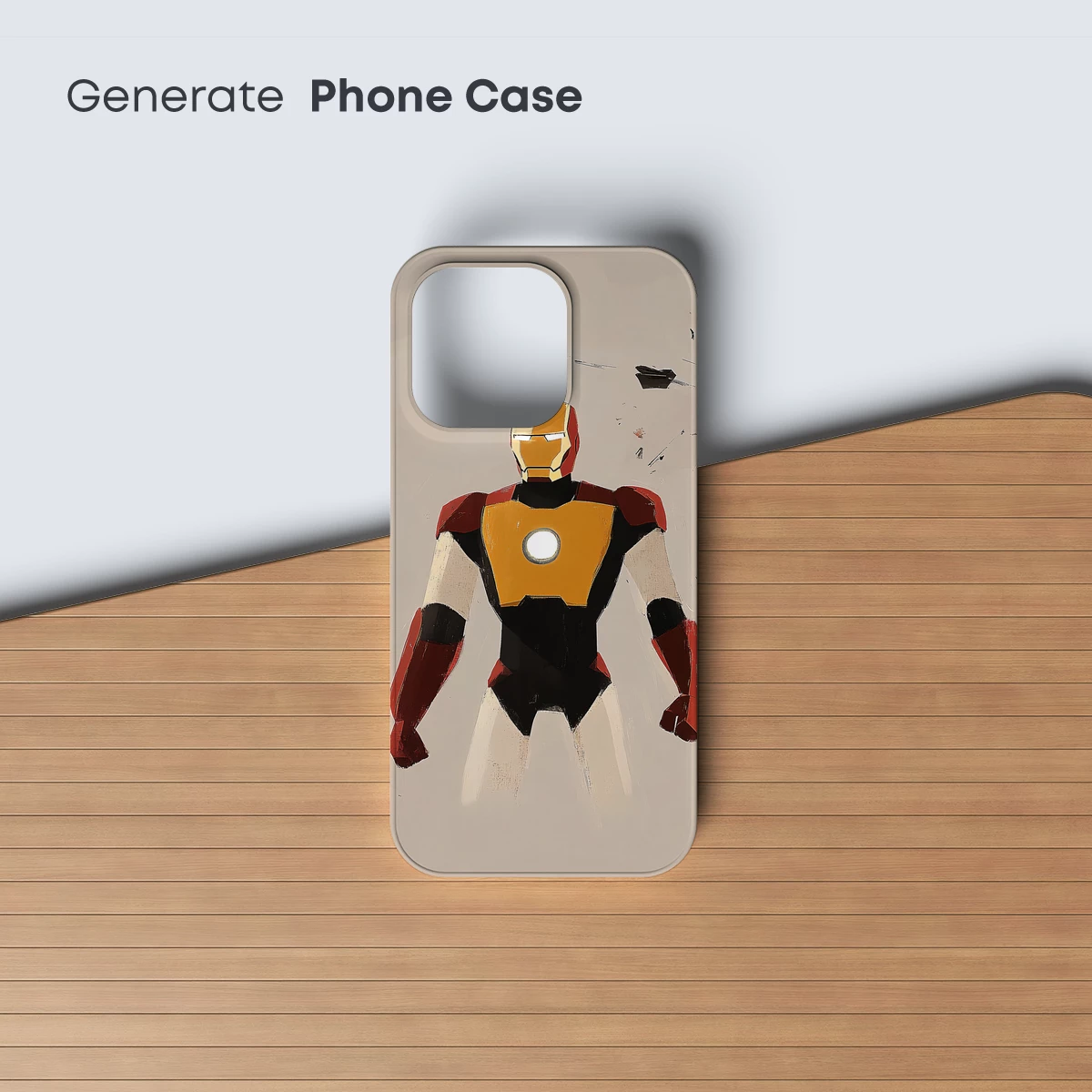 Iron Hero: Bold Armor in Abstract Artistry - Image 3