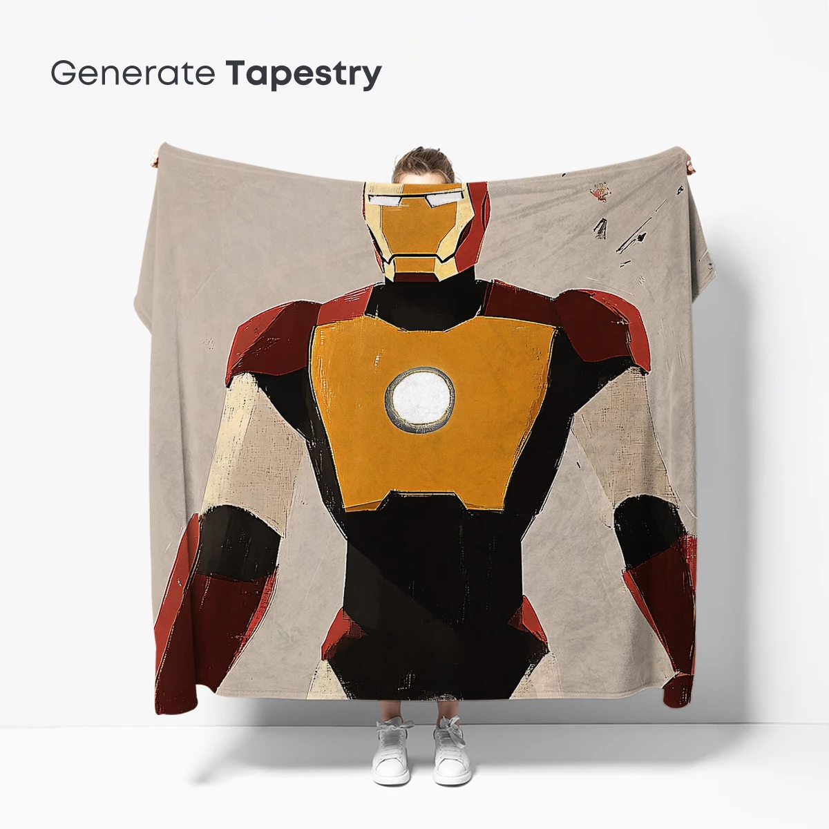 Iron Hero: Bold Armor in Abstract Artistry - Image 5