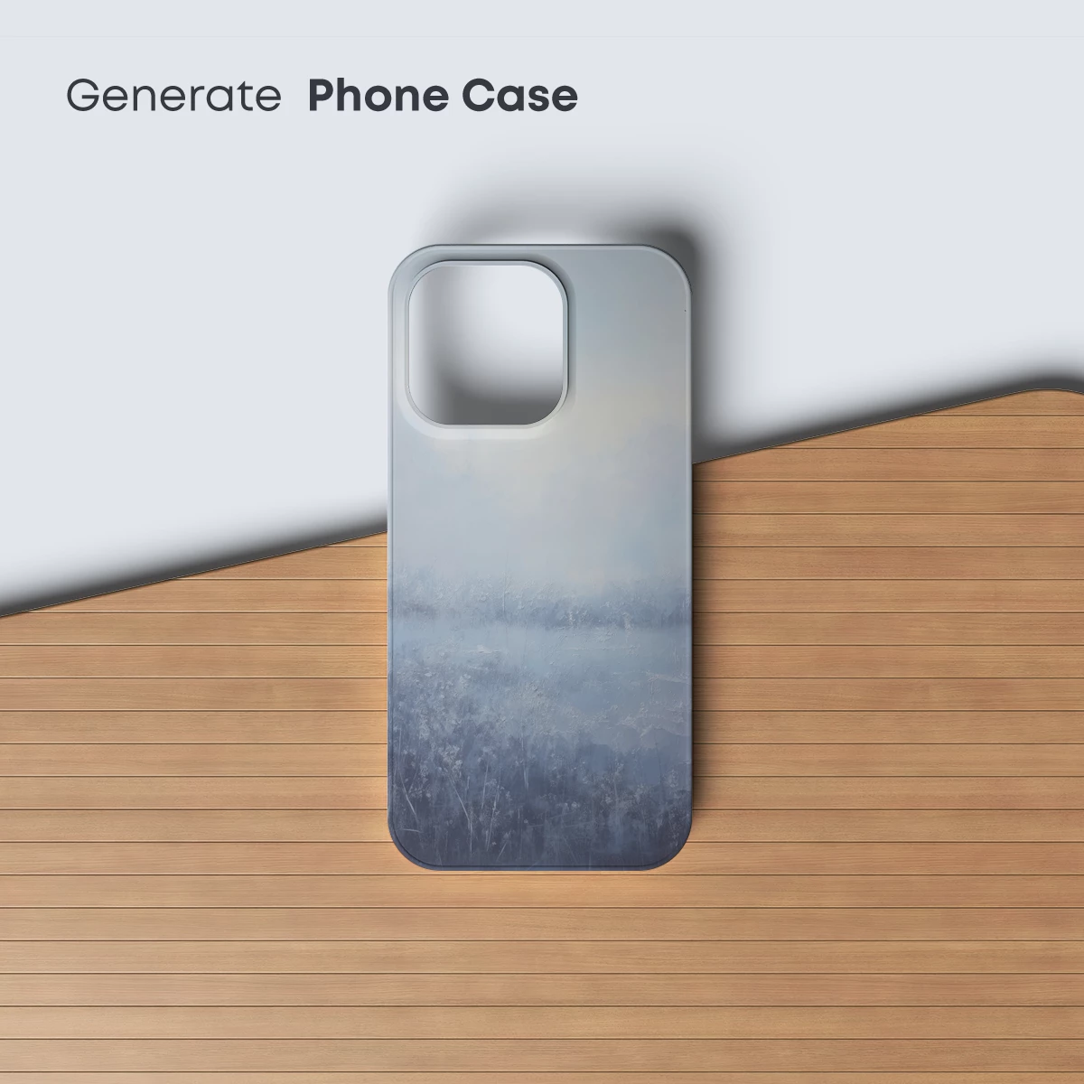 Frosty Silence: A Winter Wonderland in Haze - Image 3