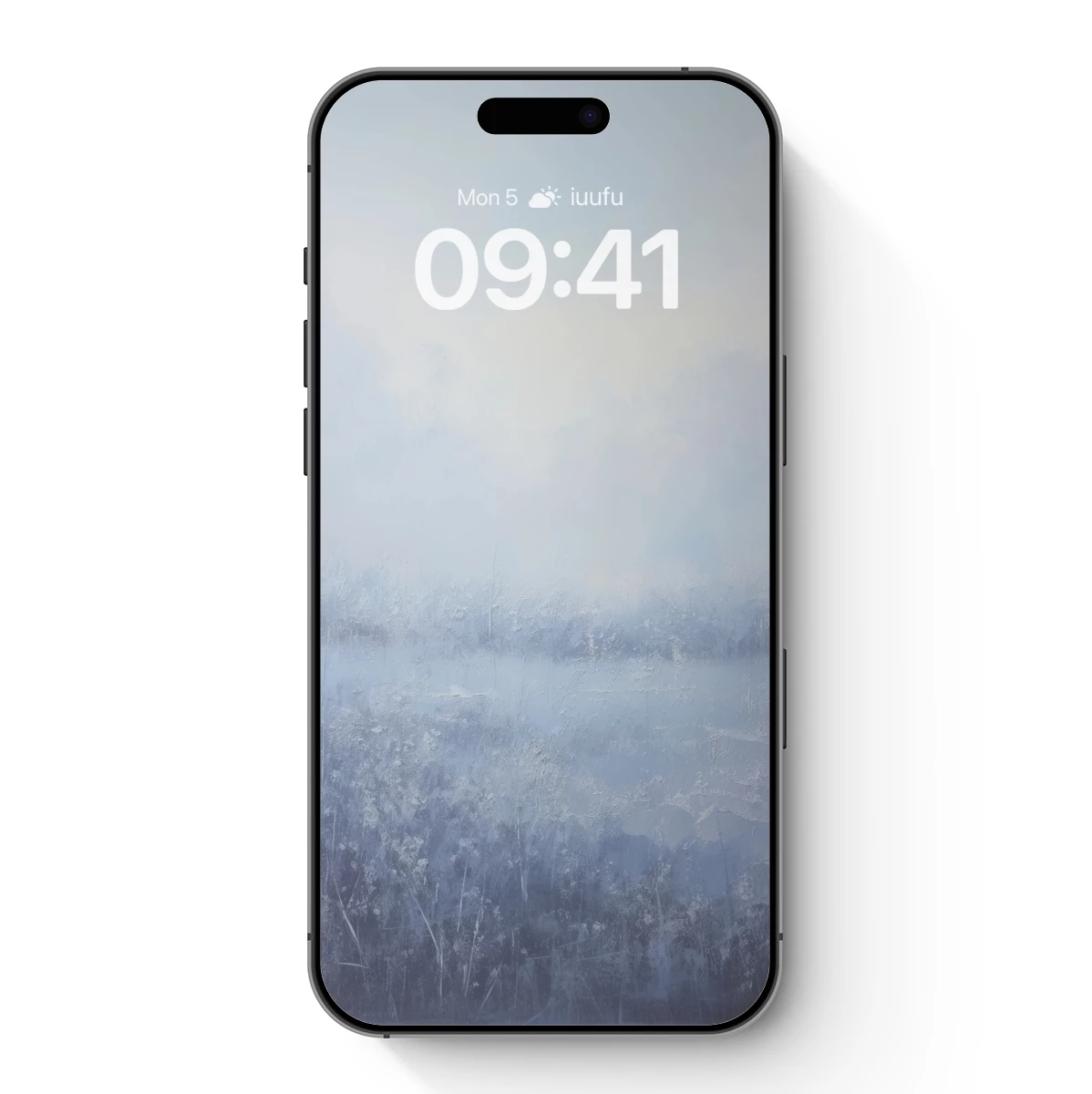 Frosty Silence: A Winter Wonderland in Haze