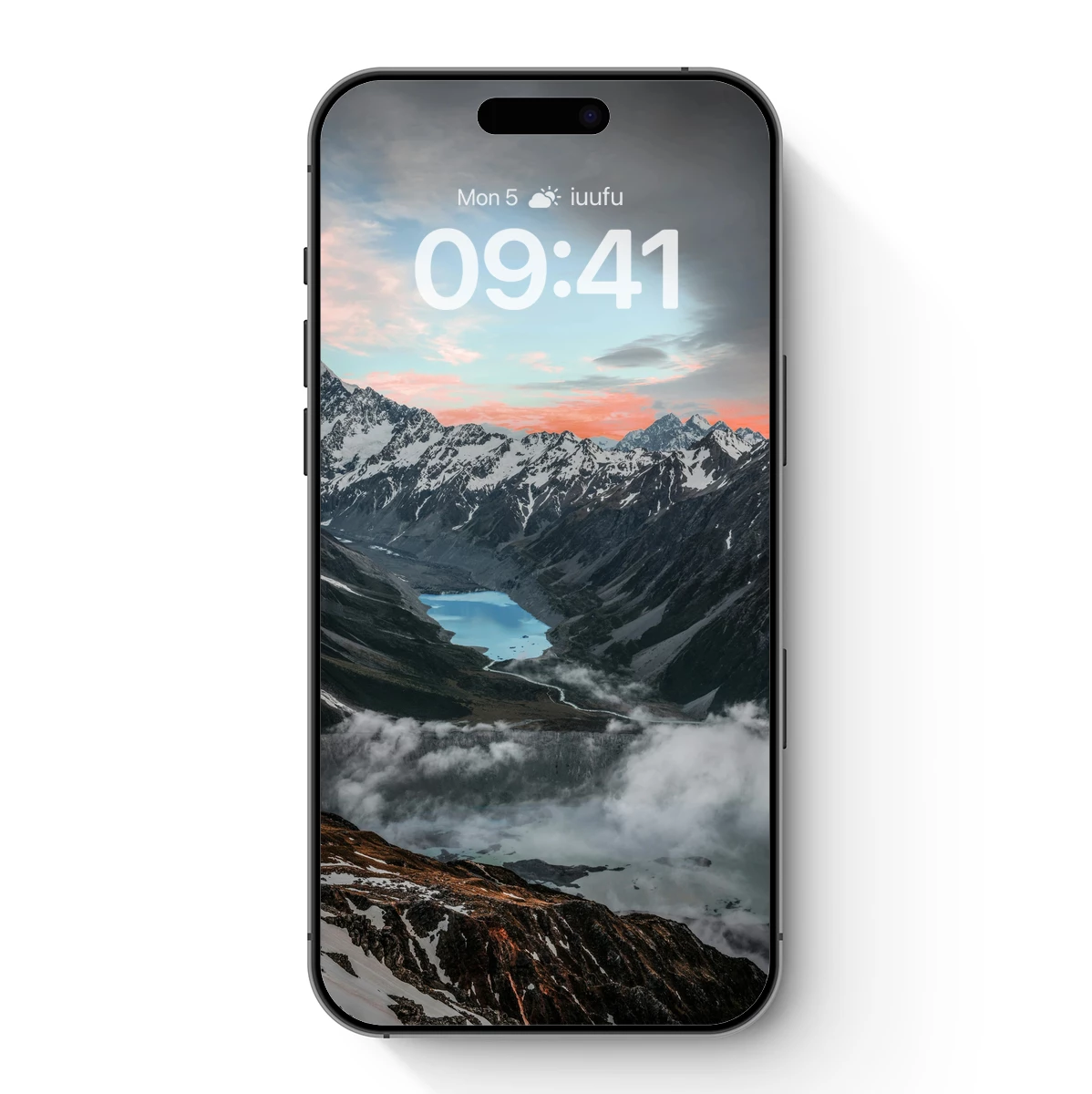 Alpine Serenity: Dawn Over Snow-Capped Peaks