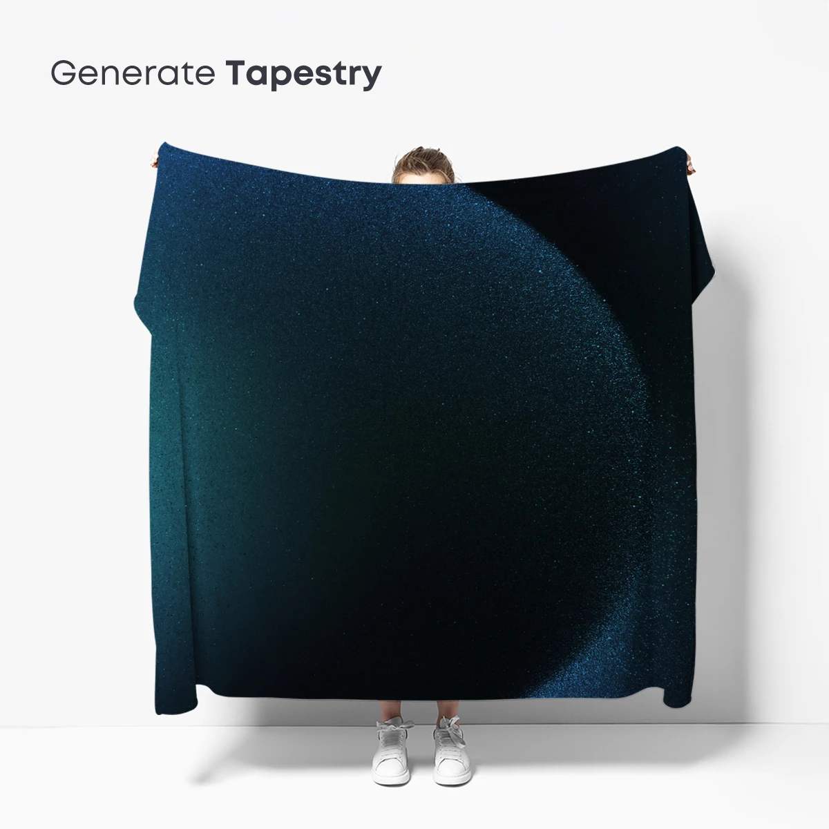 Ethereal Blue Abyss: A Cosmic Dance of Light and Shadow - Image 5