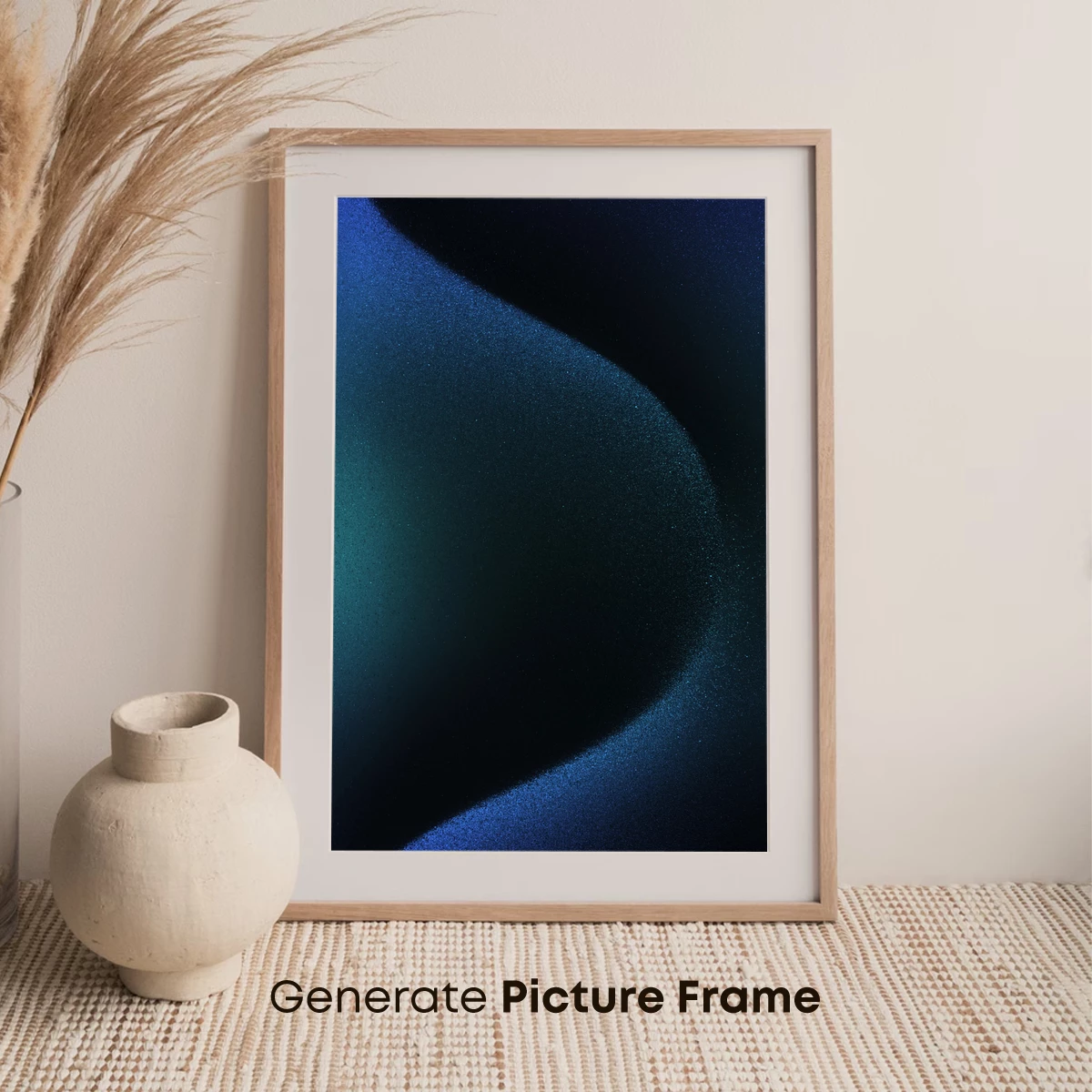 Ethereal Blue Abyss: A Cosmic Dance of Light and Shadow - Image 7