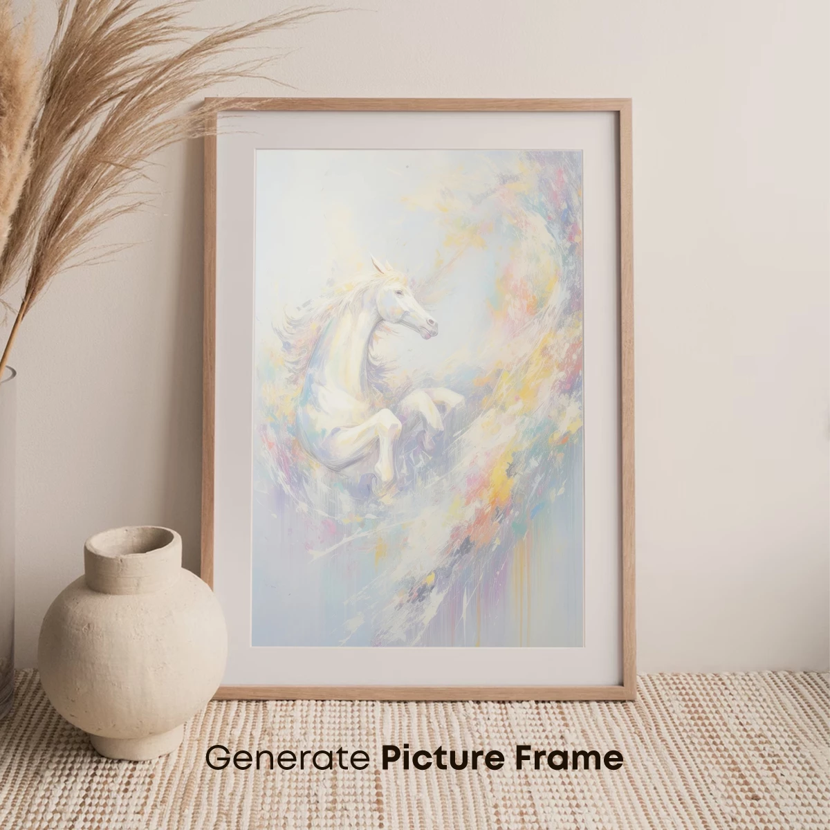 Ethereal Unicorn in Abstract Flight - Image 7