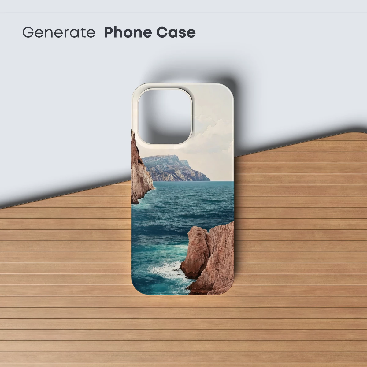 Cliffside Serenity: Ocean's Embrace - Image 3