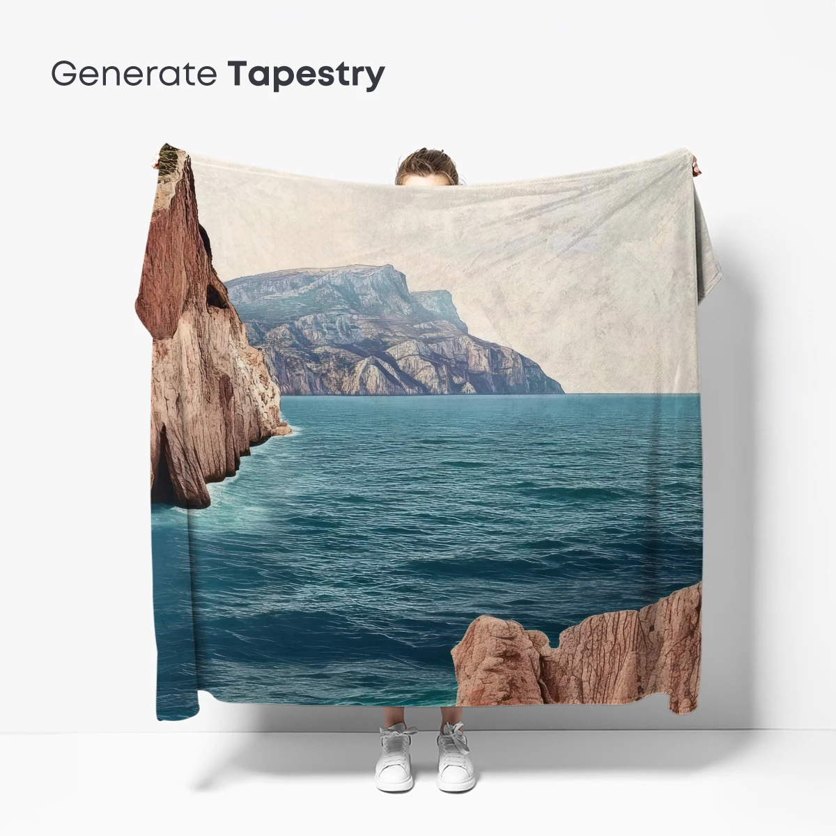 Cliffside Serenity: Ocean's Embrace - Image 5