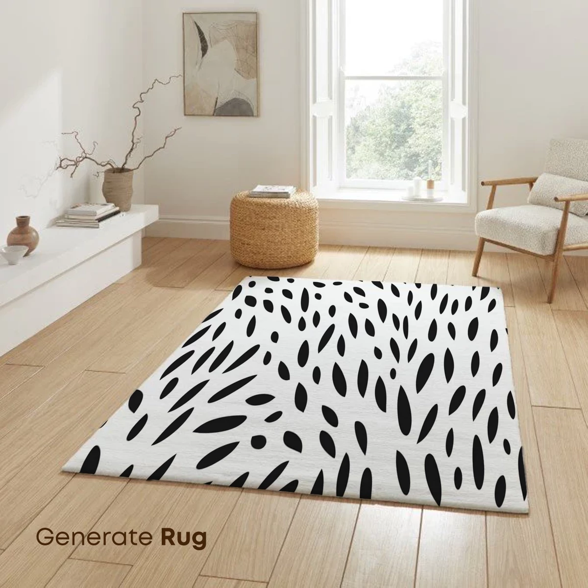 Dynamic Leaf Whirl: Abstract Nature's Dance - Image 6