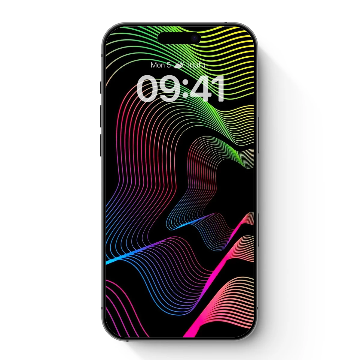 Neon Waves: Abstract Line Art Symphony Neon Waves: Abstract Line Art Symphony