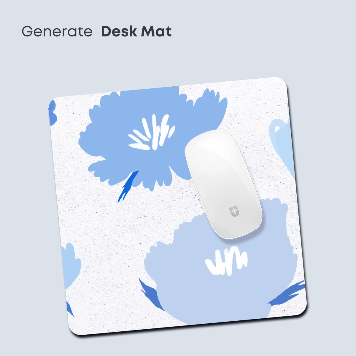 Blue Blossom Elegance: Abstract Floral Artistry - Image 4