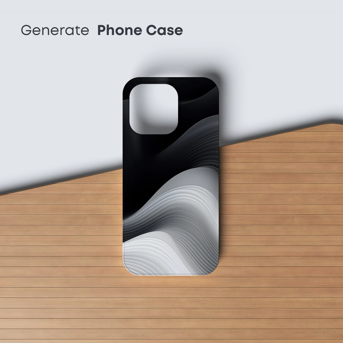 Elegant Monochrome Waves: A Study in Contrast and Flow - Image 3