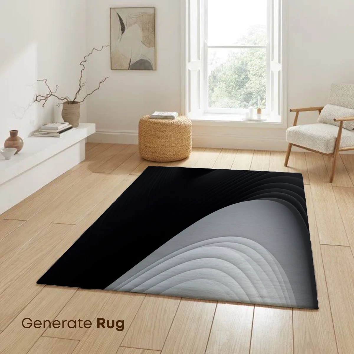 Elegant Monochrome Waves: A Study in Contrast and Flow - Image 6