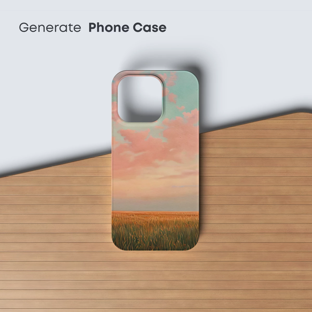 Golden Fields Under a Blush Sky - Image 3