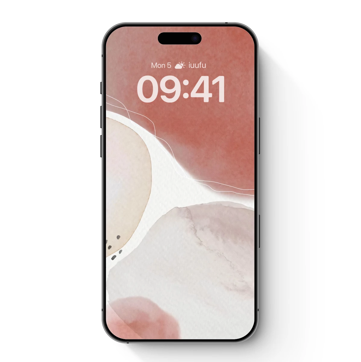 Abstract Watercolor Harmony: Soft Blends and Curves