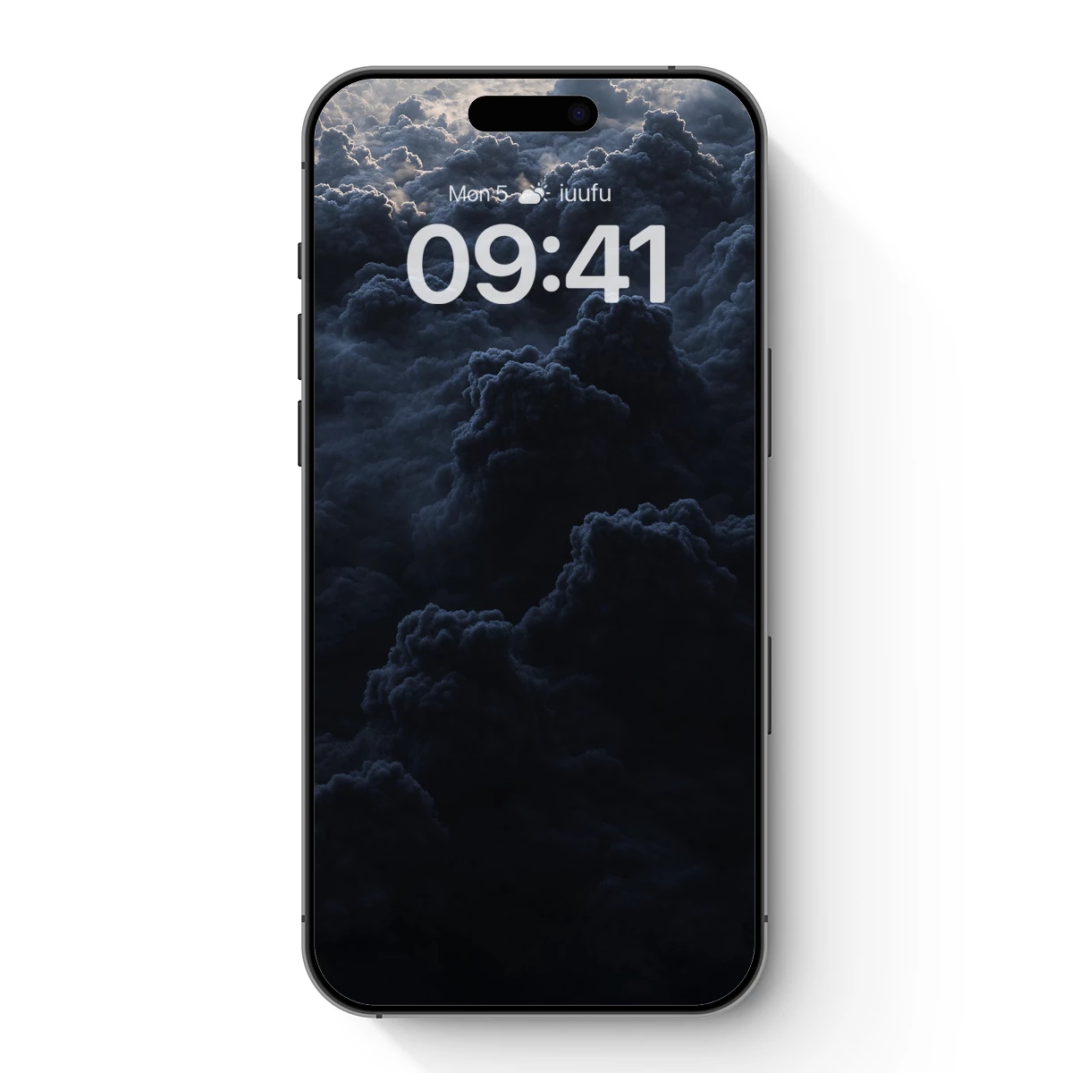 Above the Storm: Dark Clouds in Twilight