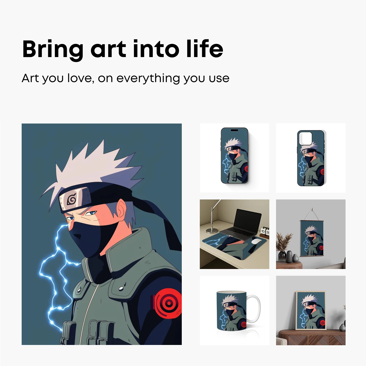 Electric Shinobi: Kakashi's Lightning Aura - Image 2