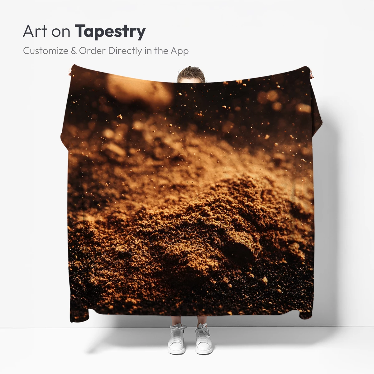 Golden Dust Whispers: Ethereal Particles in Warm Glow - Image 5