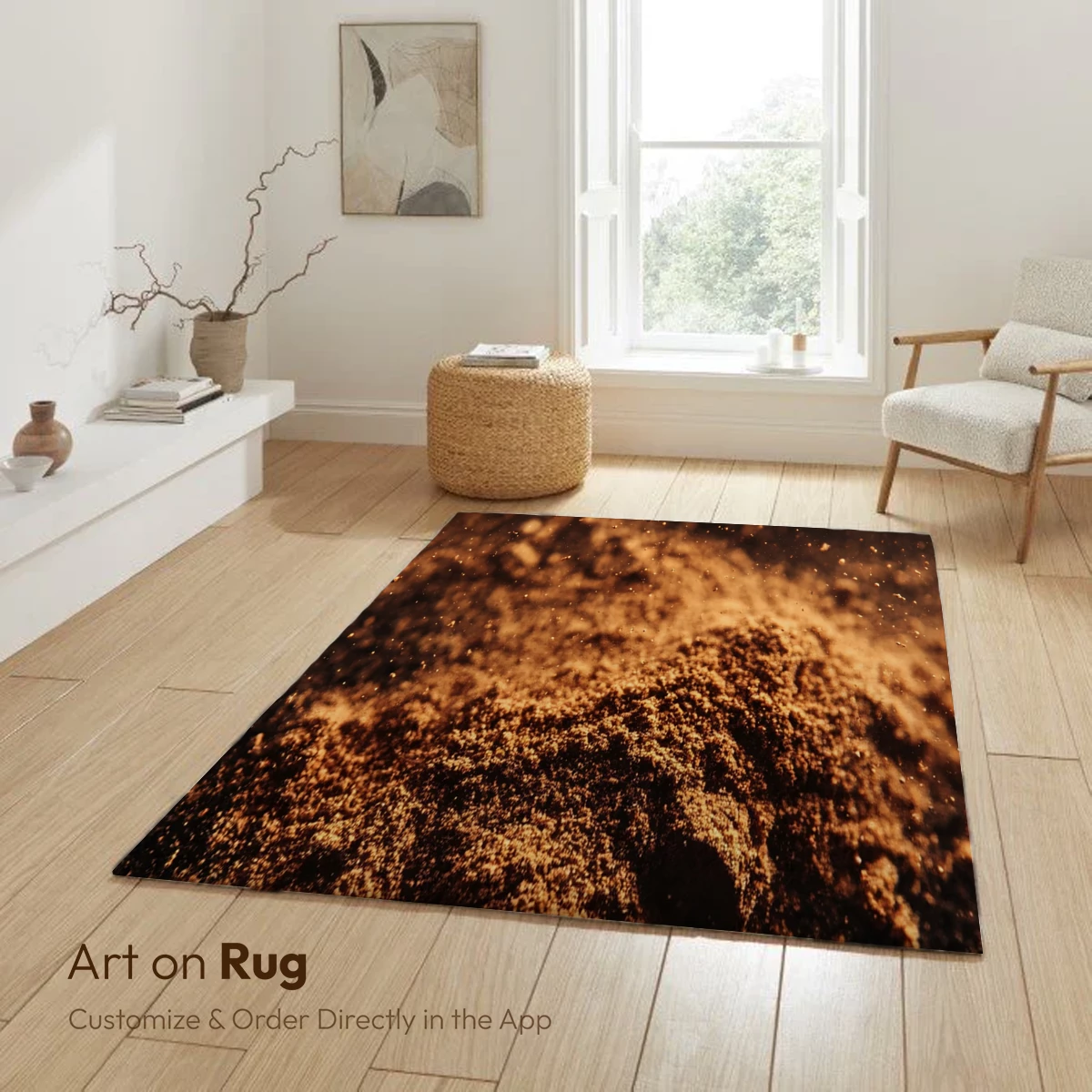 Golden Dust Whispers: Ethereal Particles in Warm Glow - Image 6