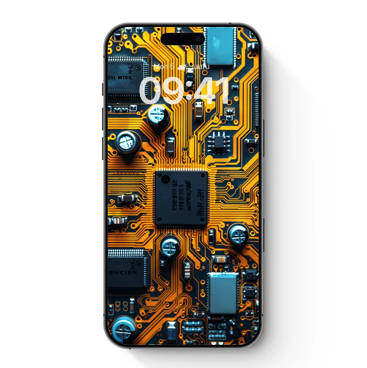 Circuit Symphony: Golden Traces and Microchips