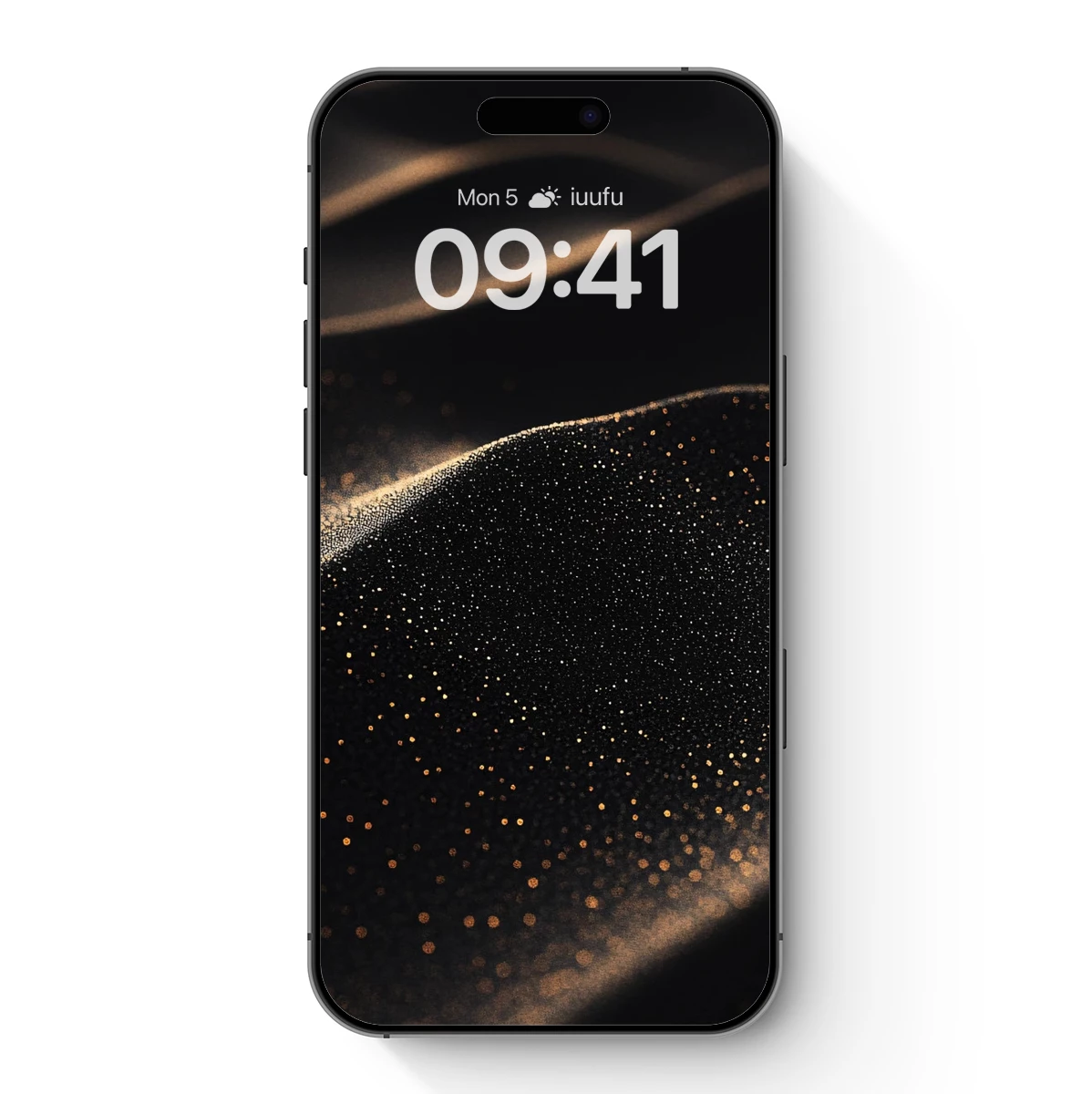 Golden Sands of Eternity: Abstract Minimalist Waves