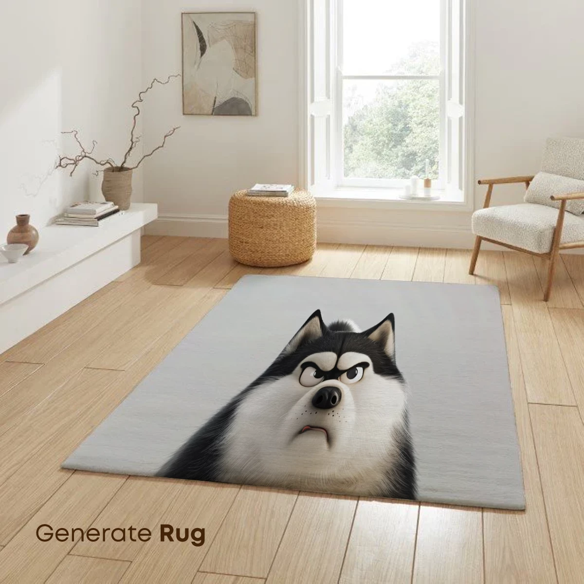 Grumpy Husky: Animated Charm with Attitude - Image 6