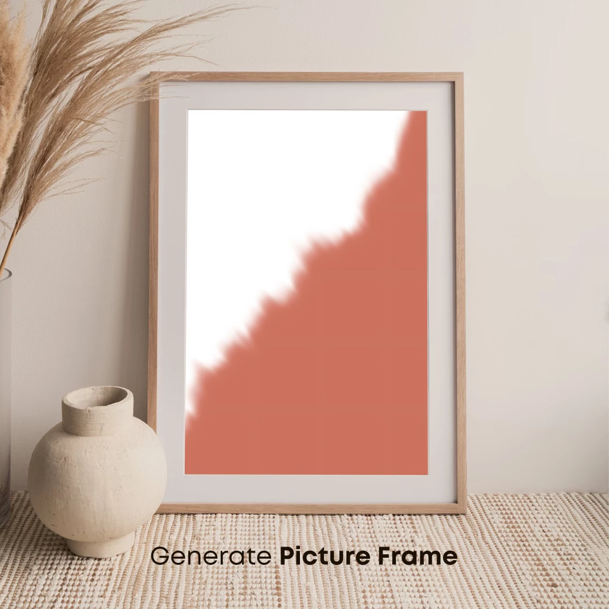 Abstract Coral Gradient: Soft Edge Elegance - Image 7