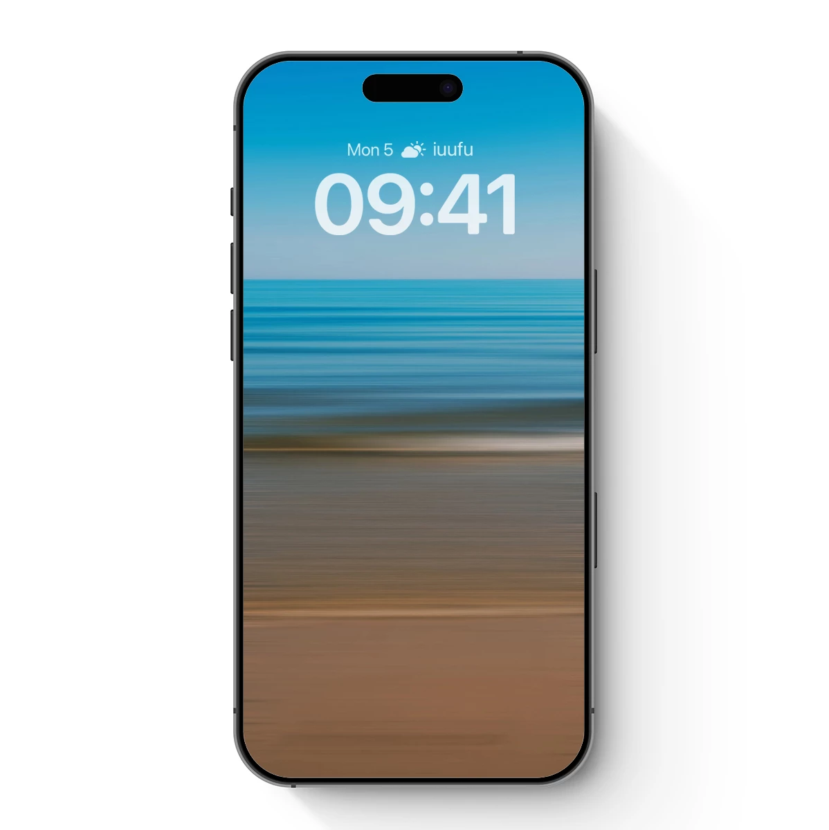 Horizon Blur: Ocean's Serene Motion