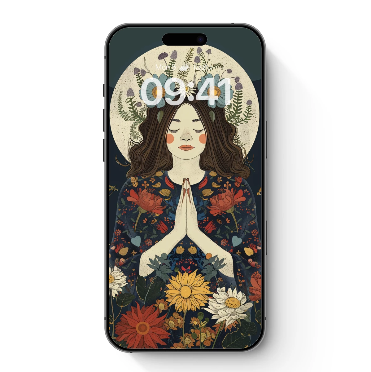 Floral Serenity: Meditative Harmony in Bloom