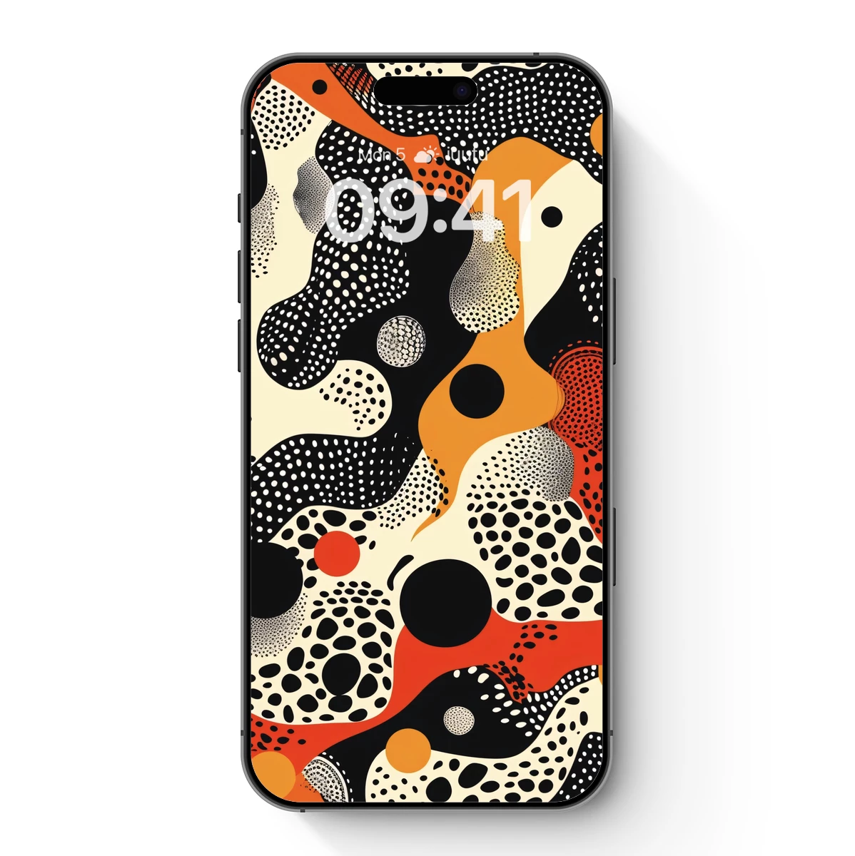 Dotted Dreamscape: Abstract Fusion Art