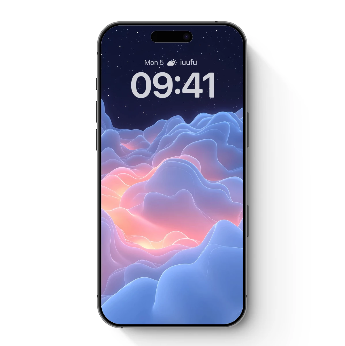 Celestial Cloudscape: Dreamy Waves Under Starlit Skies