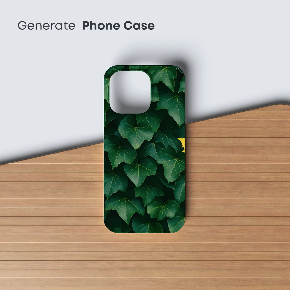 Golden Leaf Amidst Verdant Greenery - Image 3