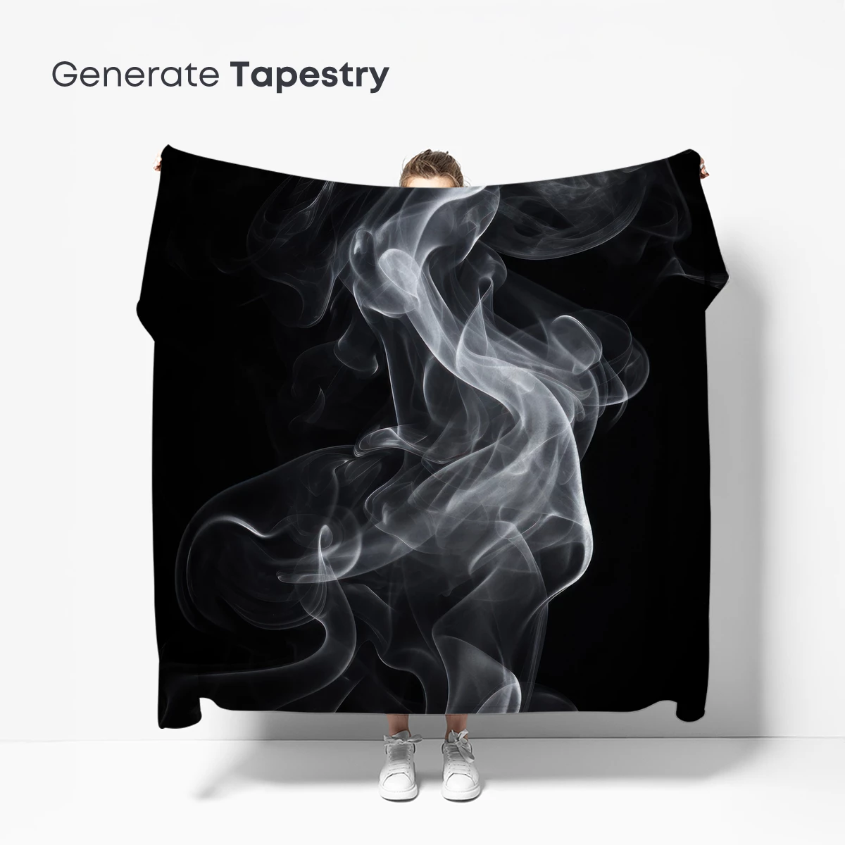 Ethereal Smoke Dance: Monochrome Whispers - Image 5