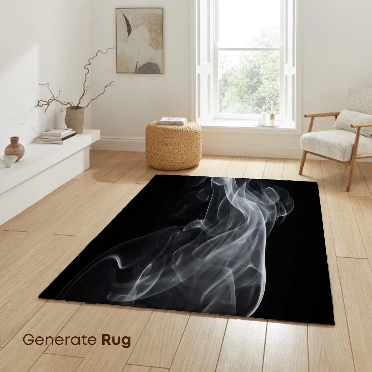Ethereal Smoke Dance: Monochrome Whispers - Image 6