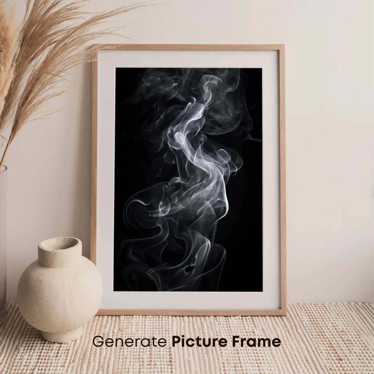 Ethereal Smoke Dance: Monochrome Whispers - Image 7