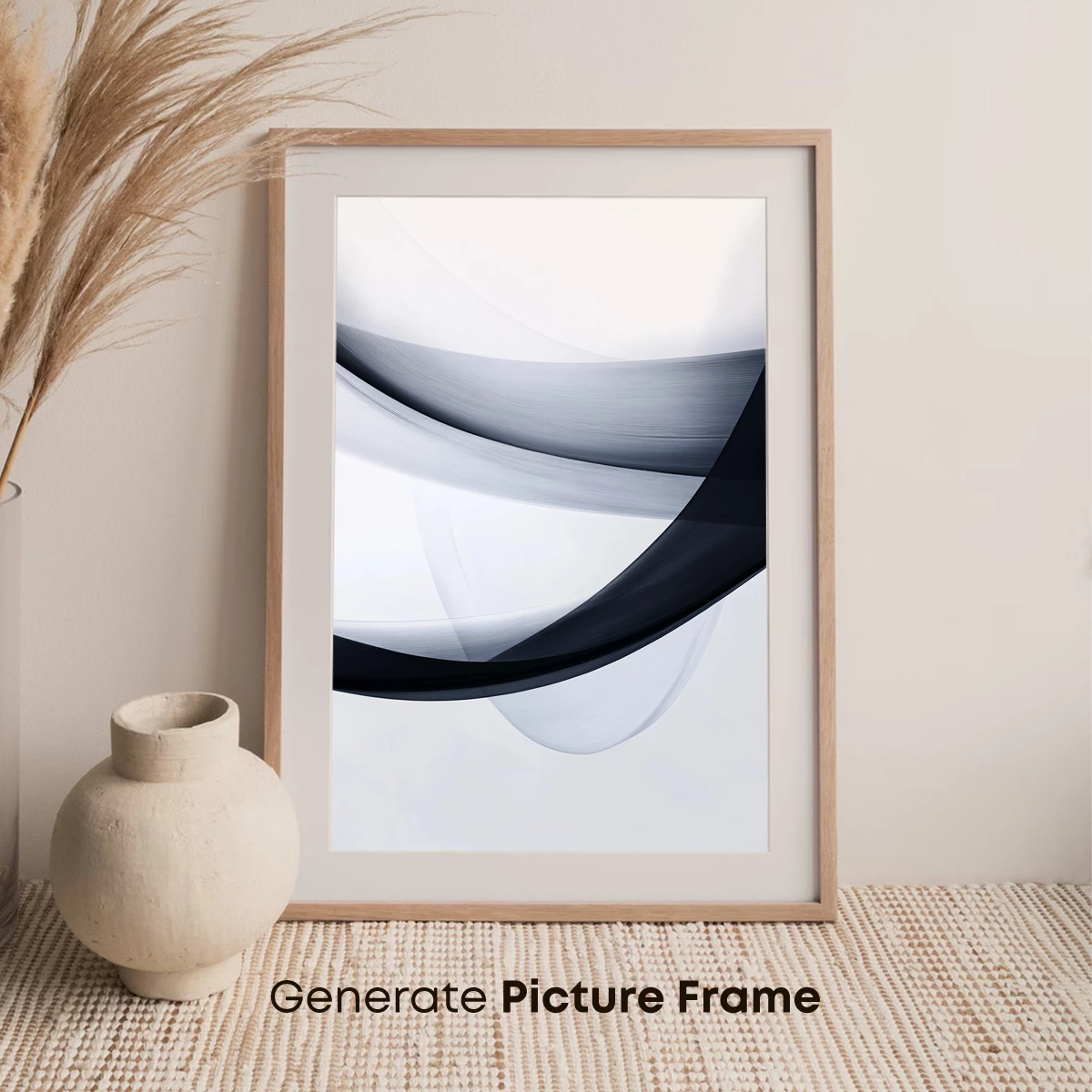 Ethereal Silk Waves: A Study in Monochrome Flow - Image 7