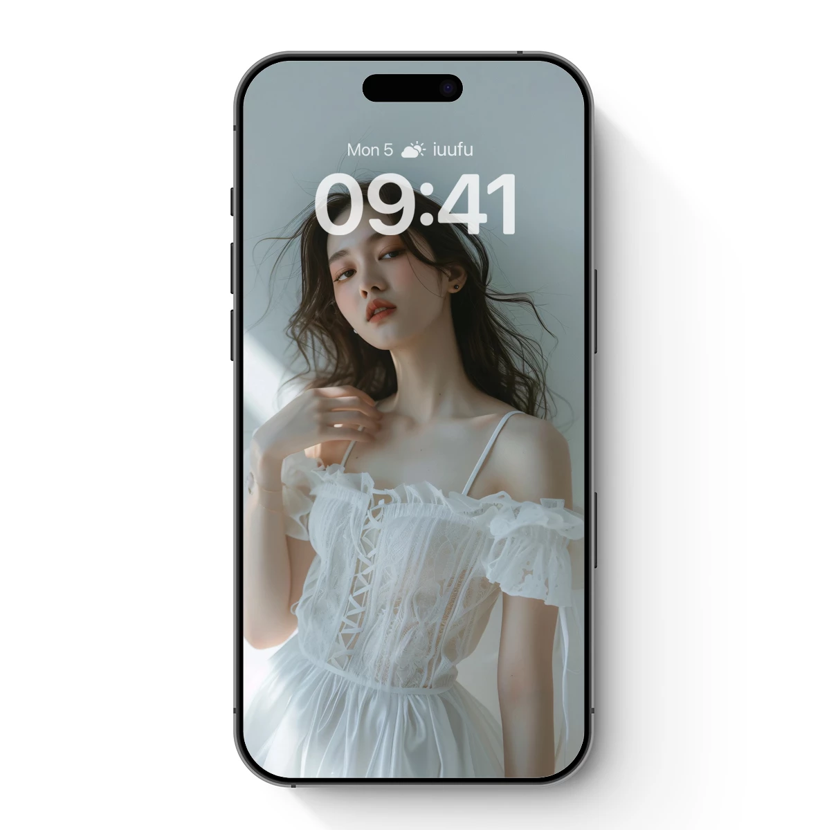 Ethereal White Elegance: Soft Lace and Sunlit Grace