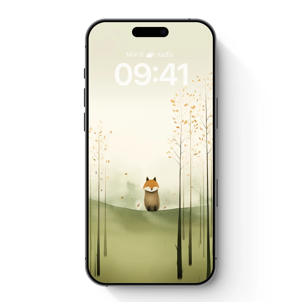 Autumn Fox in Misty Woods