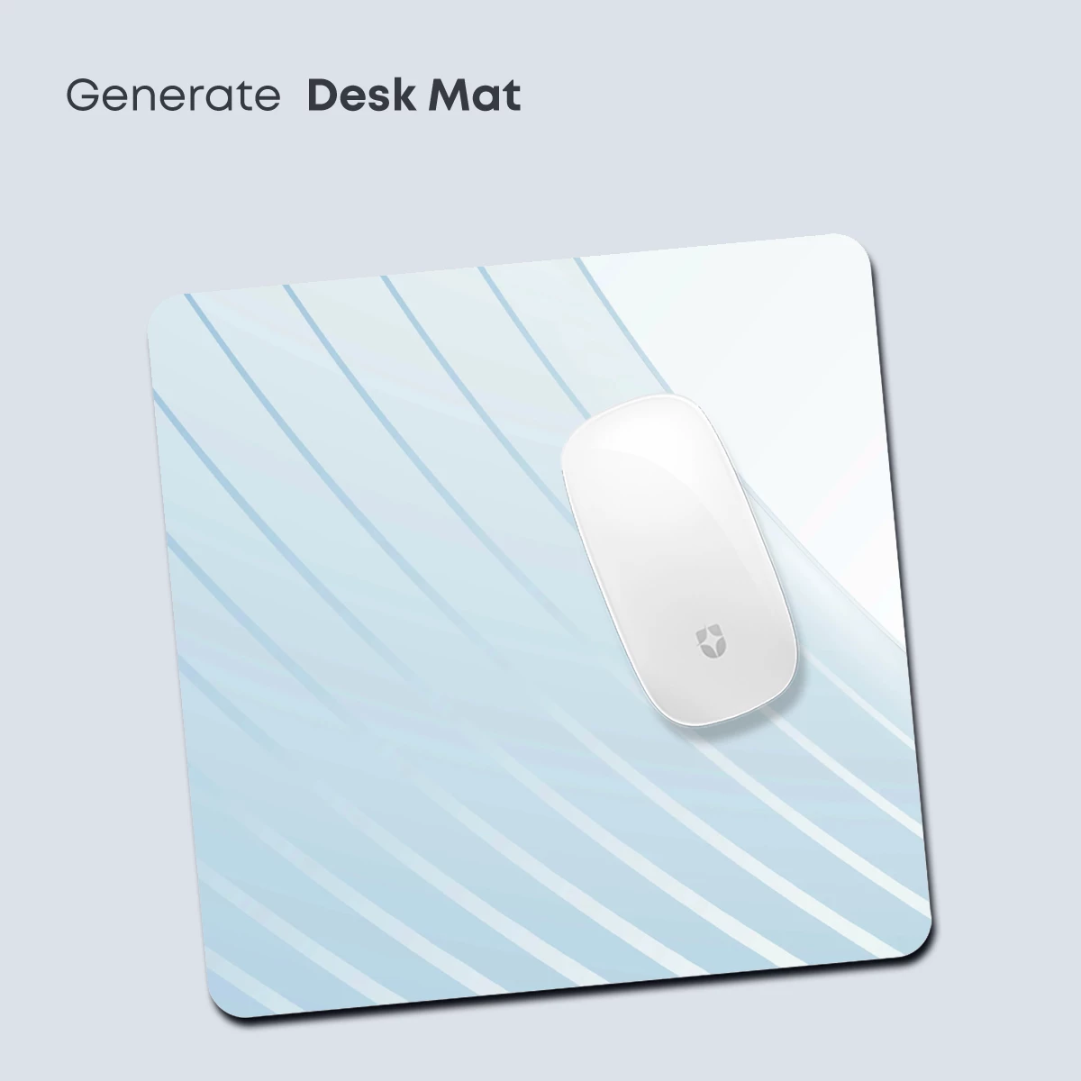 Diagonal Serenity: Abstract Stripes in Soft Blue - Image 4