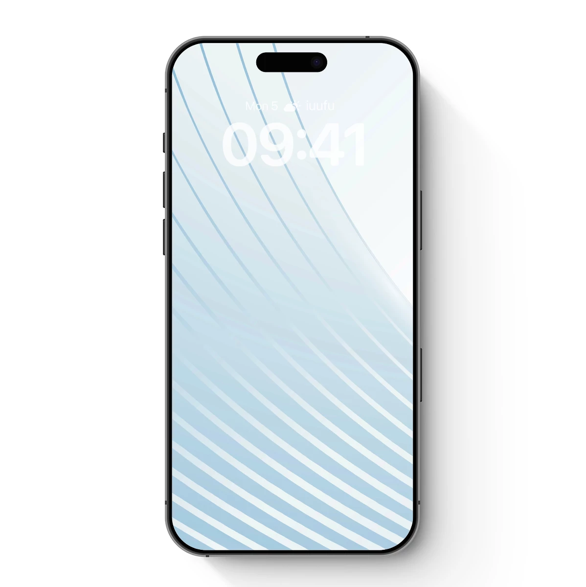 Diagonal Serenity: Abstract Stripes in Soft Blue