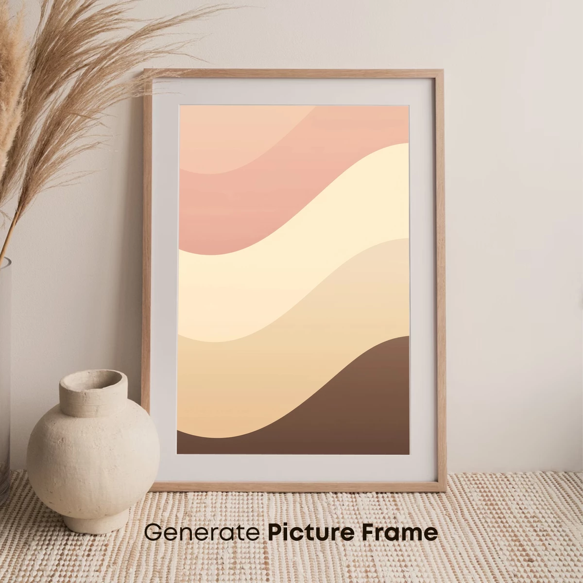 Desert Dunes in Pastel Harmony - Image 7