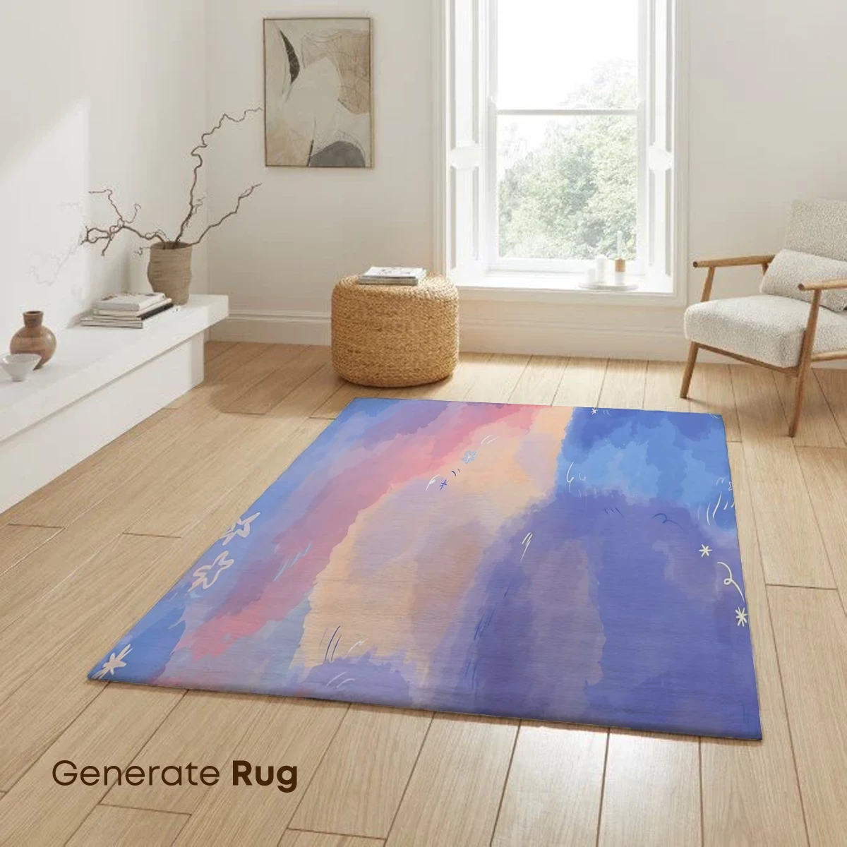 Dreamy Pastel Nebula: Cosmic Floral Whispers - Image 6