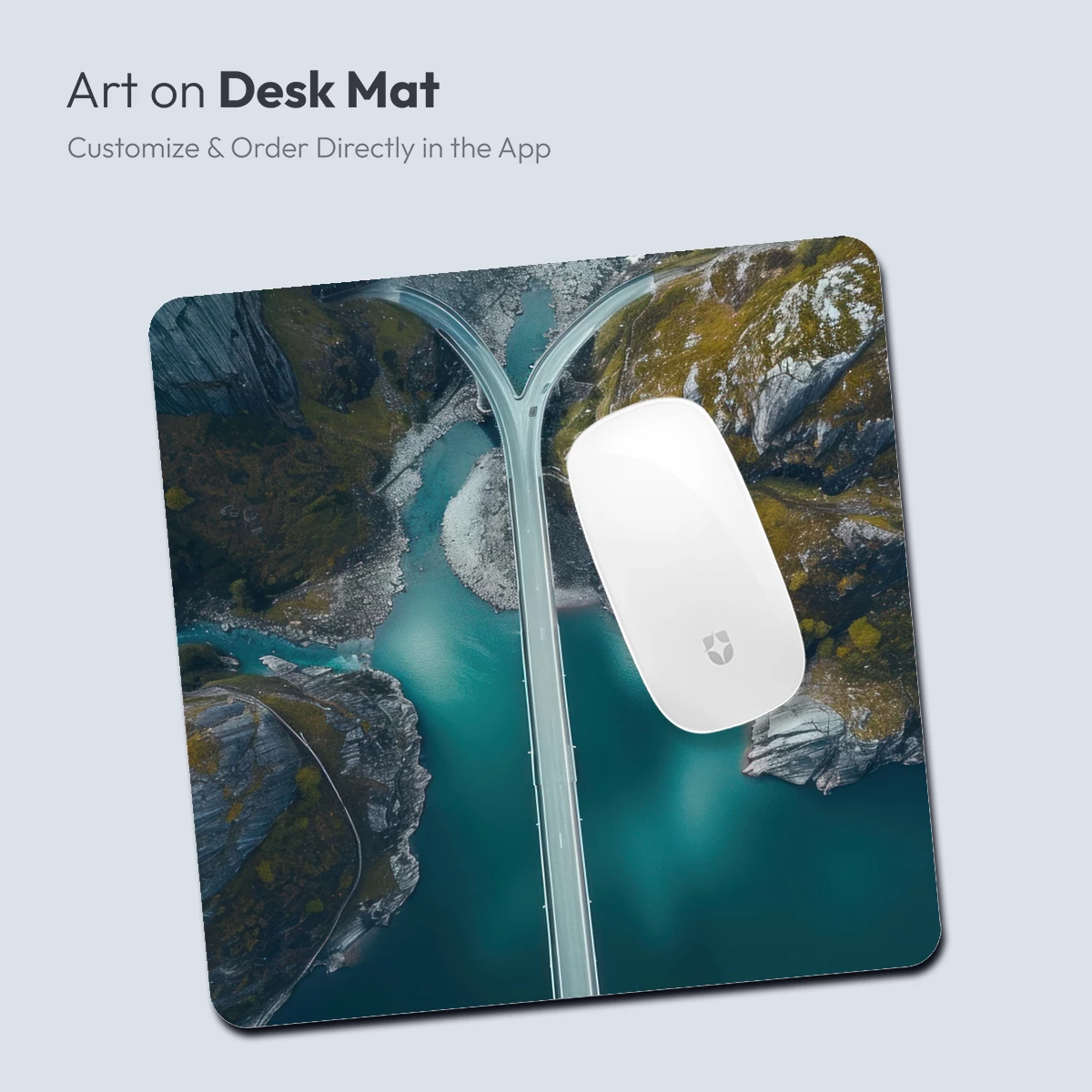 Ethereal Bridge Over Turquoise Abyss - Image 3