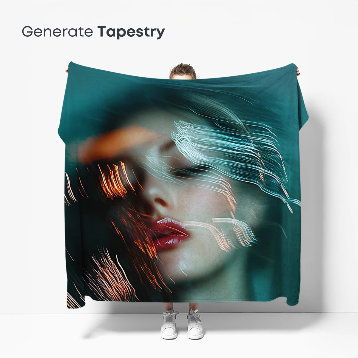 Ethereal Light Trails: A Portrait in Motion - Image 5