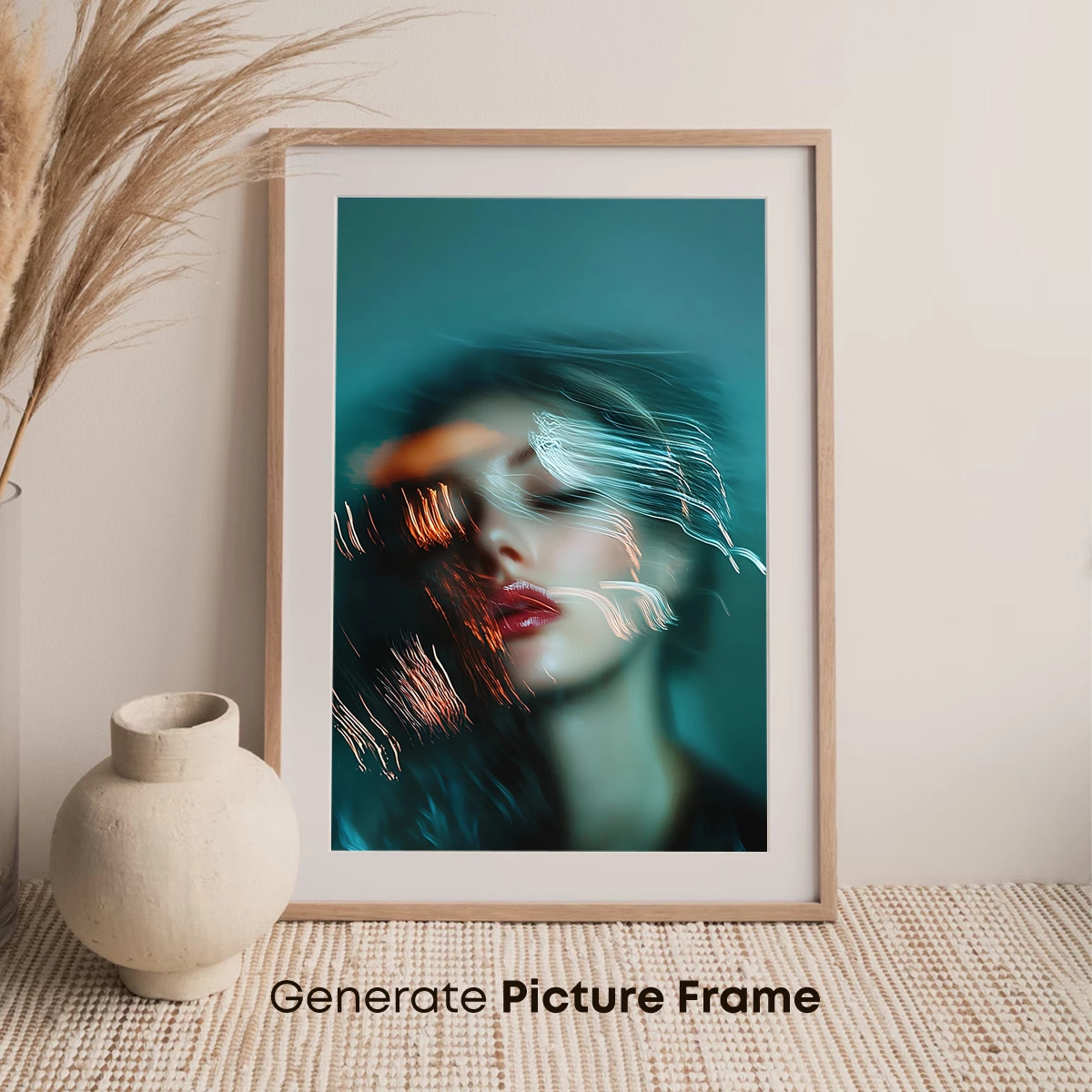 Ethereal Light Trails: A Portrait in Motion - Image 7