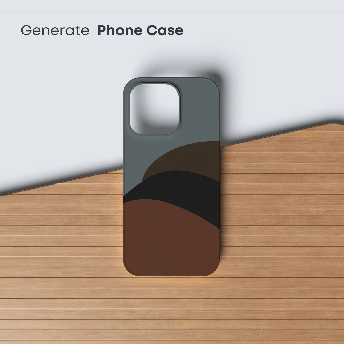 Abstract Earth Tones: Layered Curves in Harmony - Image 3
