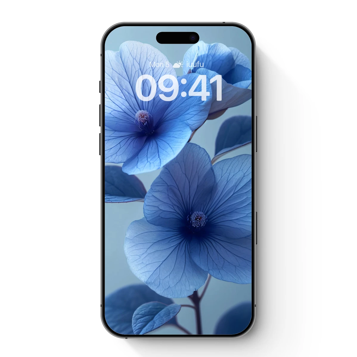 Ethereal Blue Blossoms: A Symphony of Petals