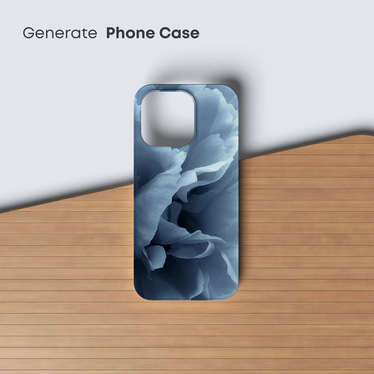 Ethereal Blue Petals: A Whisper of Silk - Image 3