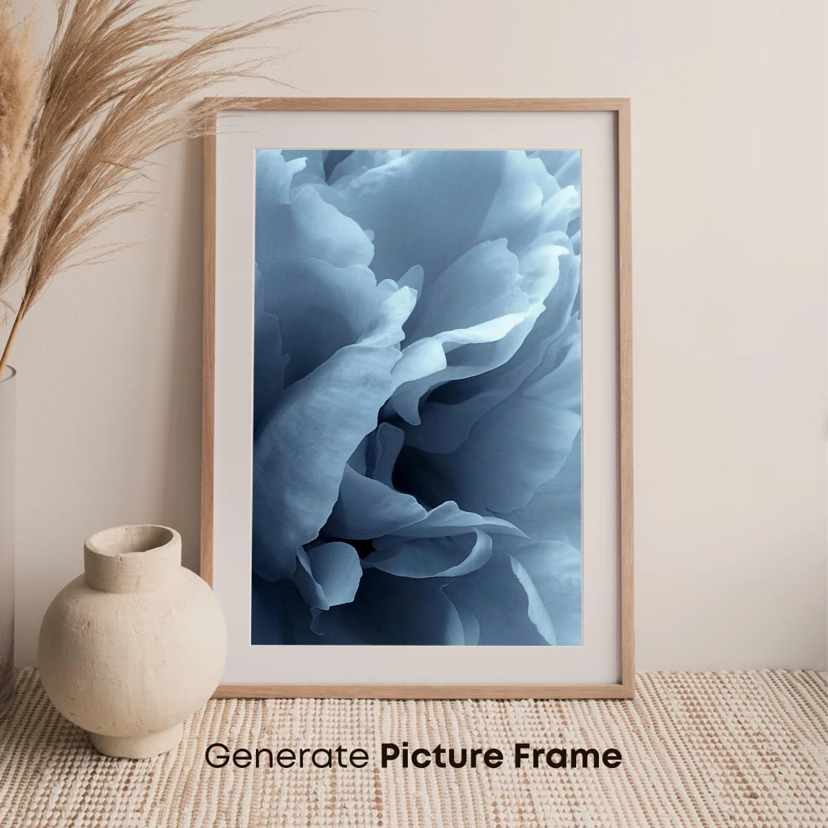 Ethereal Blue Petals: A Whisper of Silk - Image 7